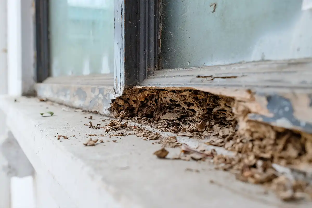 Termite Damage to Home