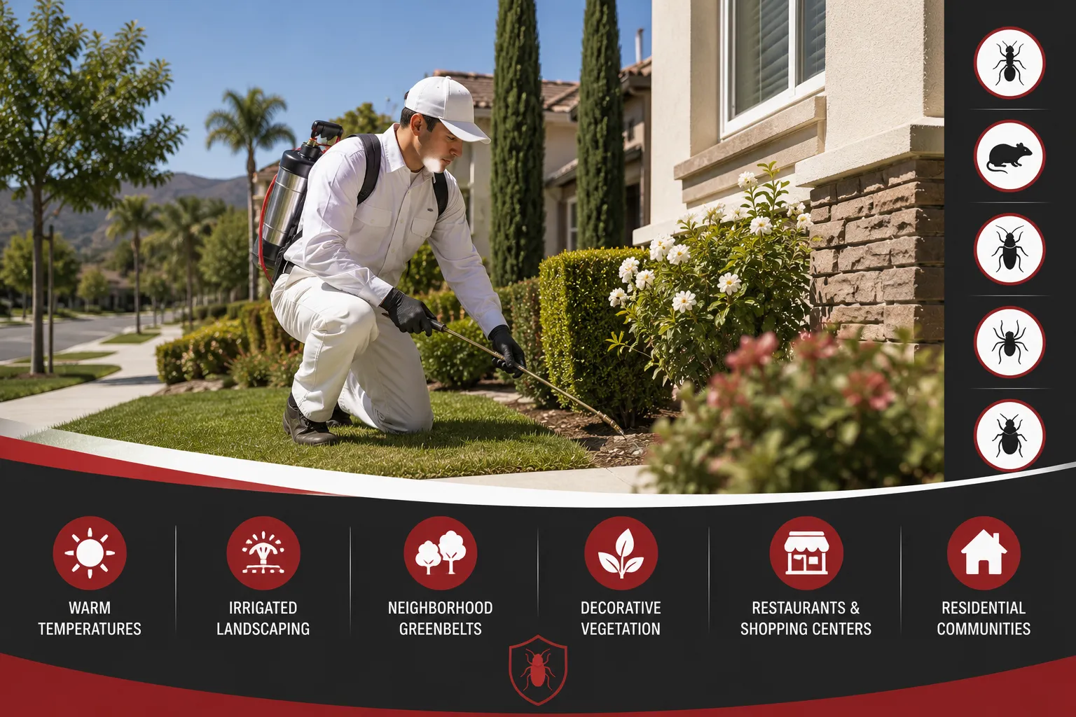 Why Mission Viejo Experiences Pest Problems Year-Round