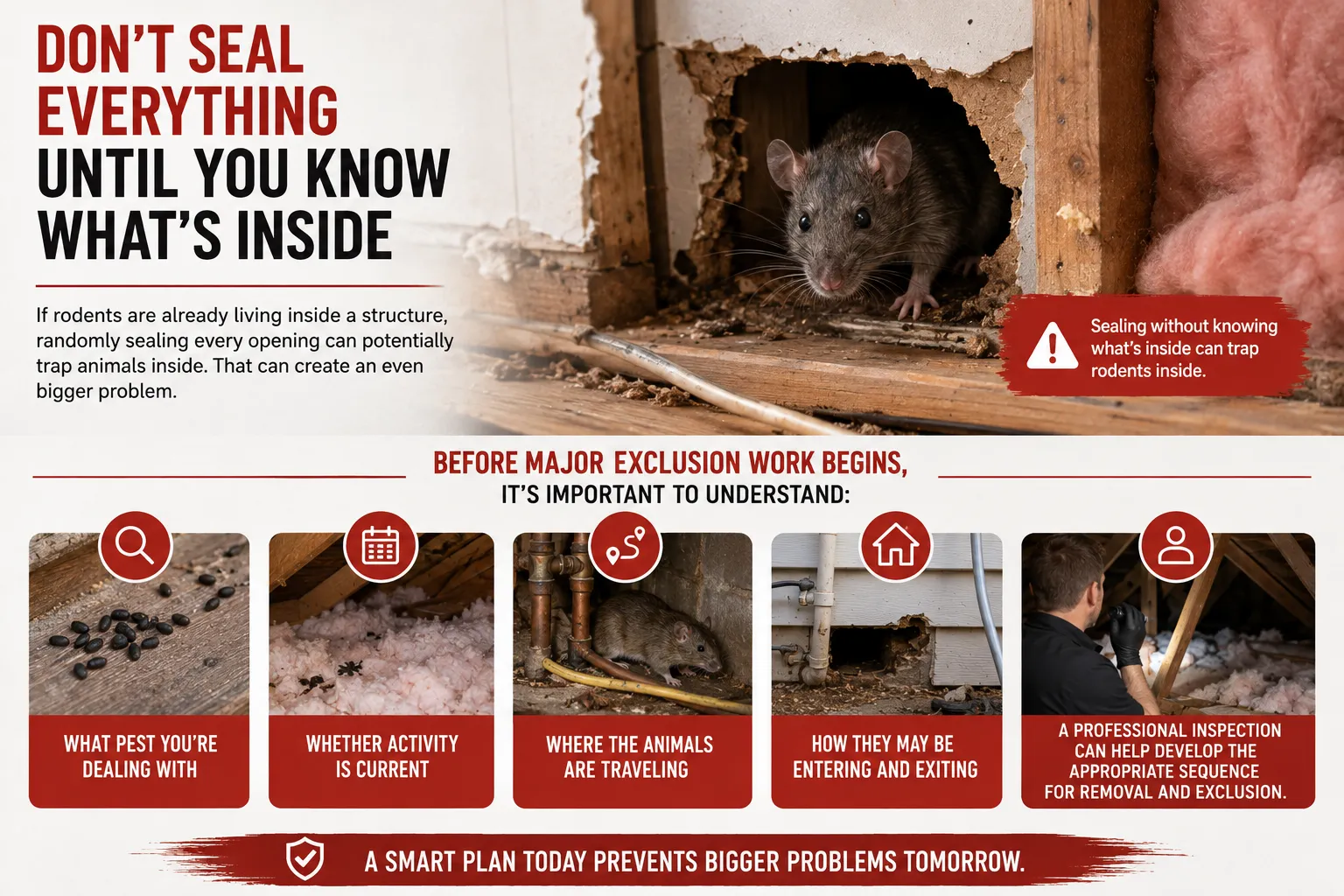 Don't Seal Everything Until You Know What's Inside