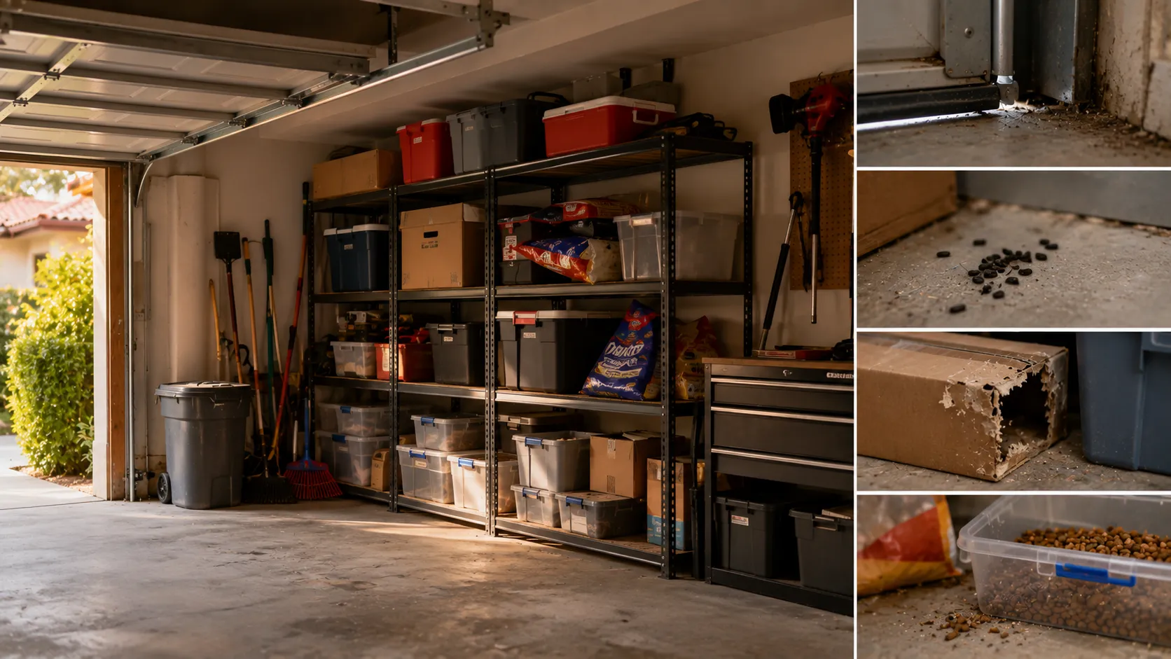 Garages and Storage Areas Become Perfect Pest Shelters