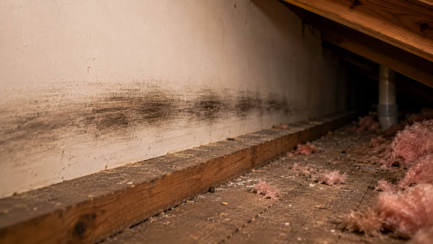 Grease or Rub Marks Along Walls