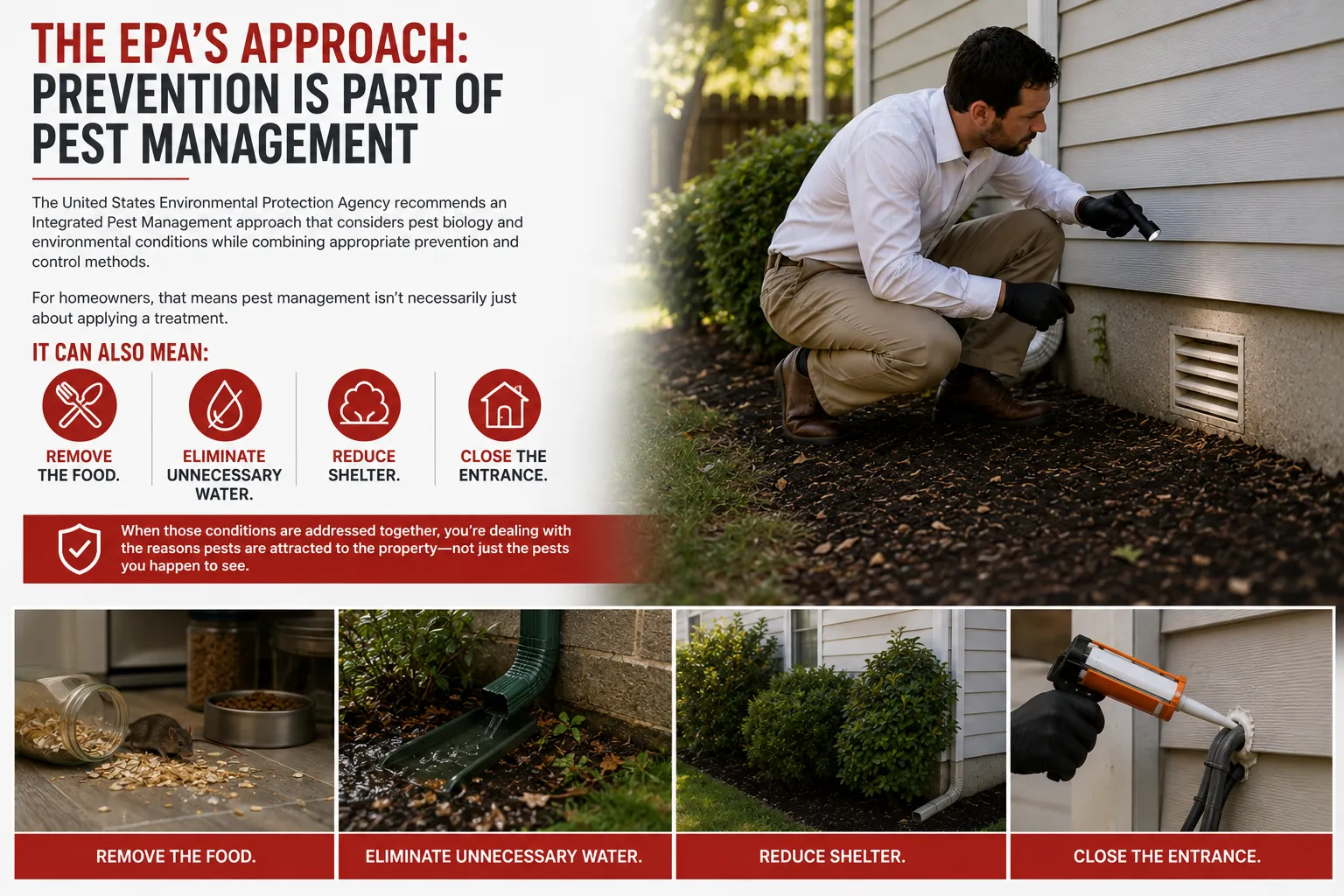 The EPA's Approach- Prevention Is Part of Pest Management