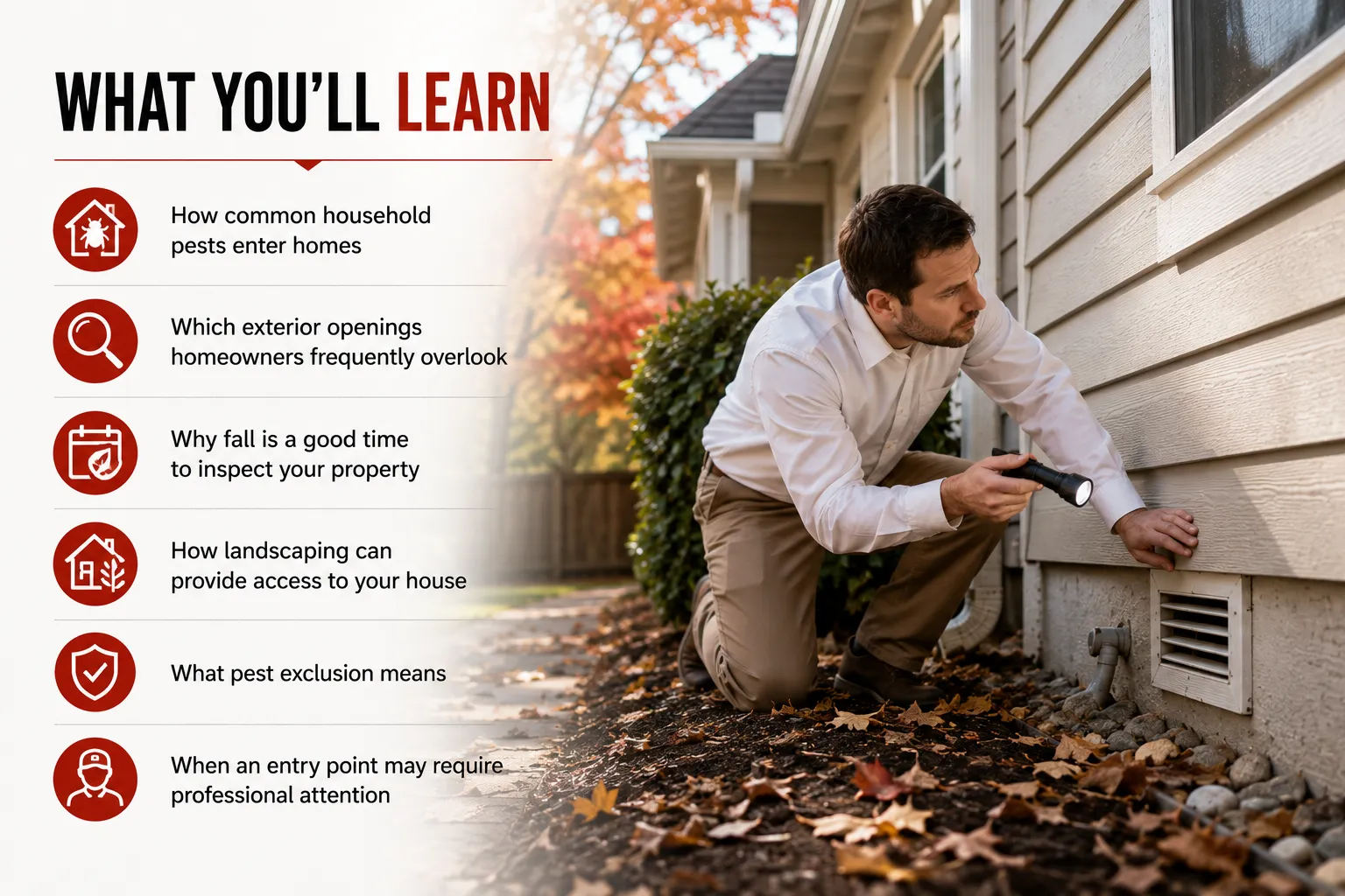 What You'll Learn How Are Pests Getting Into Your Home?