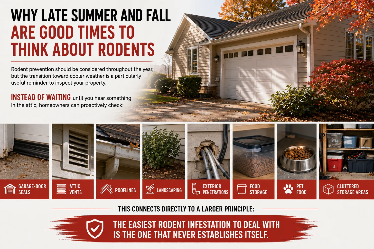 Why Late Summer and Fall Are Good Times to Think About Rodents