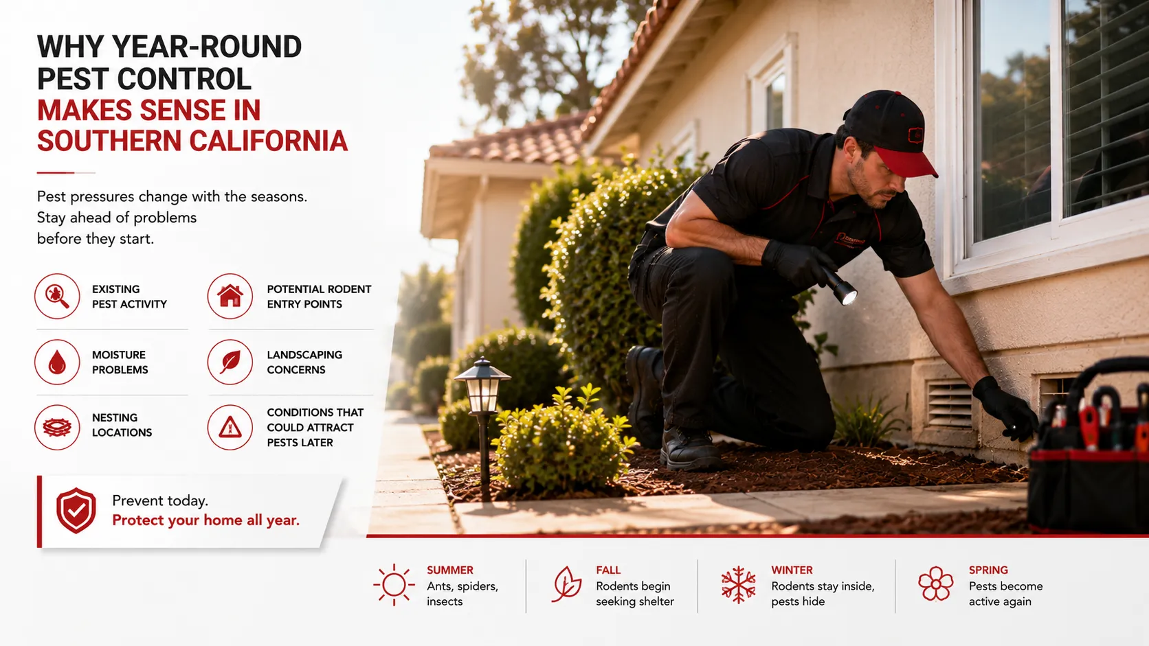 Why Year-Round Pest Control Makes Sense in Southern California